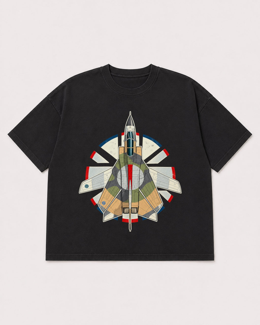 Mockup Boxy Heavyweight Tee Black product