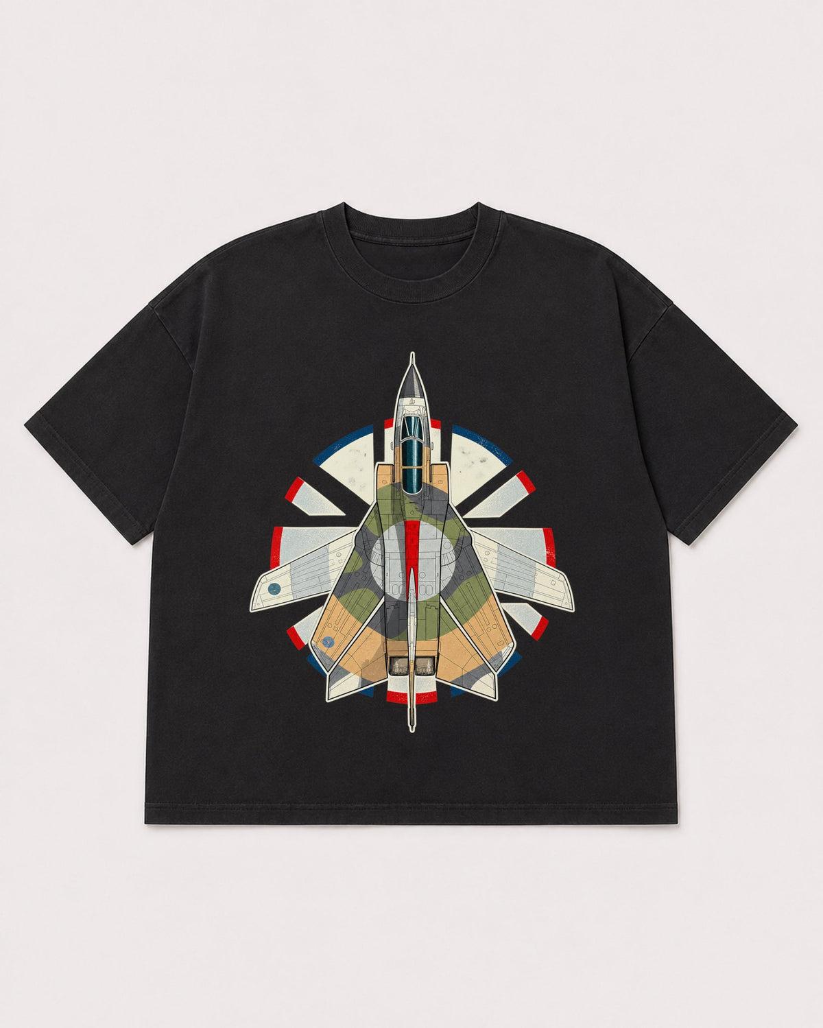 Mockup Boxy Heavyweight Tee Black product