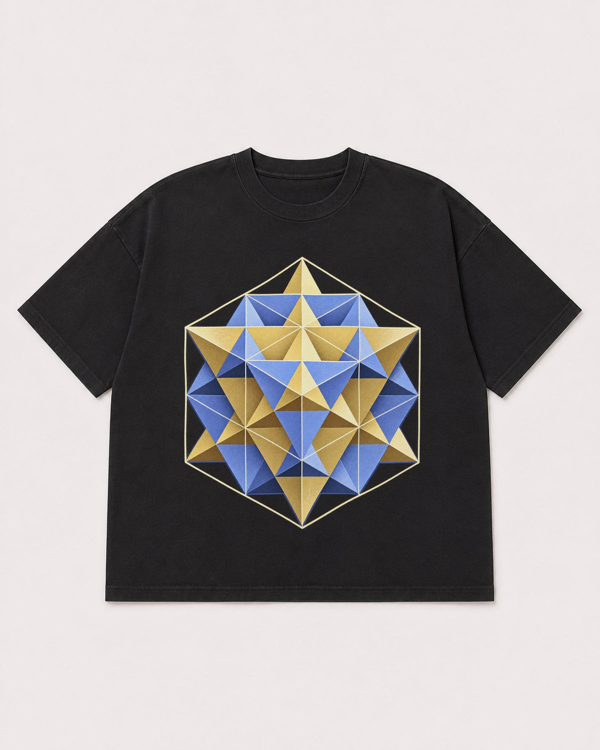 Mockup Boxy Heavyweight Tee Black product