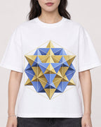 Mockup Boxy Heavyweight Tee White female close-up 03
