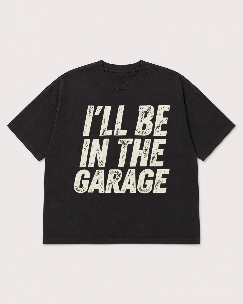 Mockup Boxy Heavyweight Tee Black product