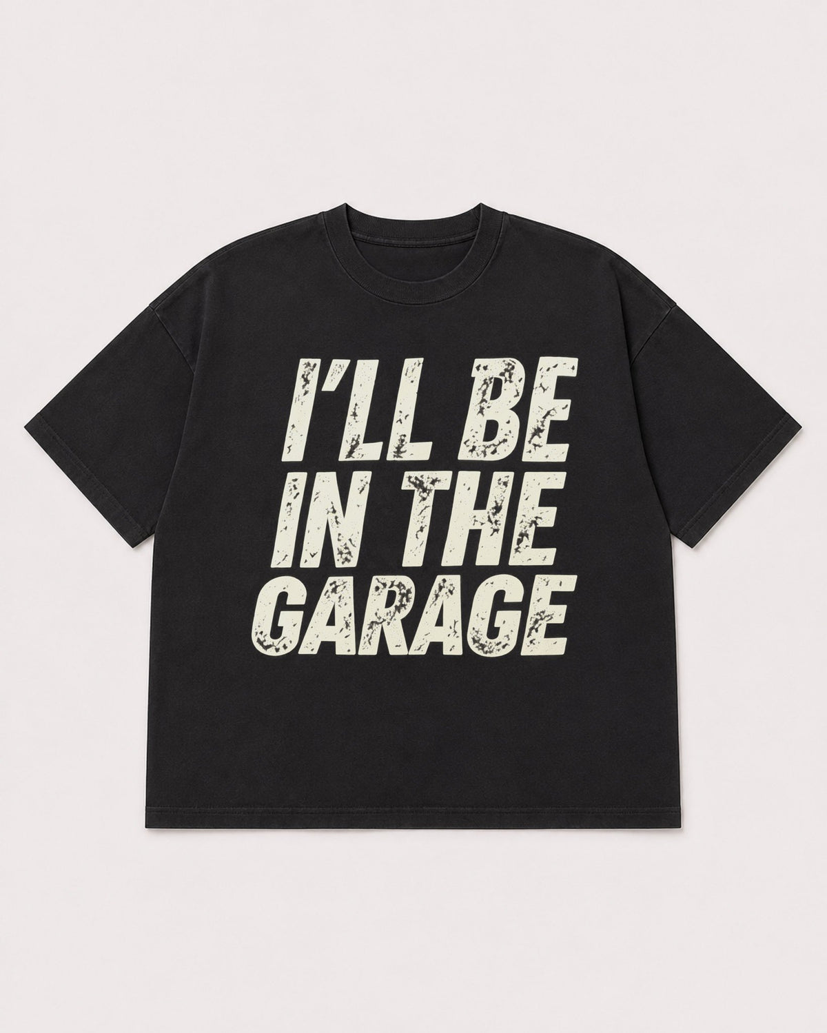 Mockup Boxy Heavyweight Tee Black product