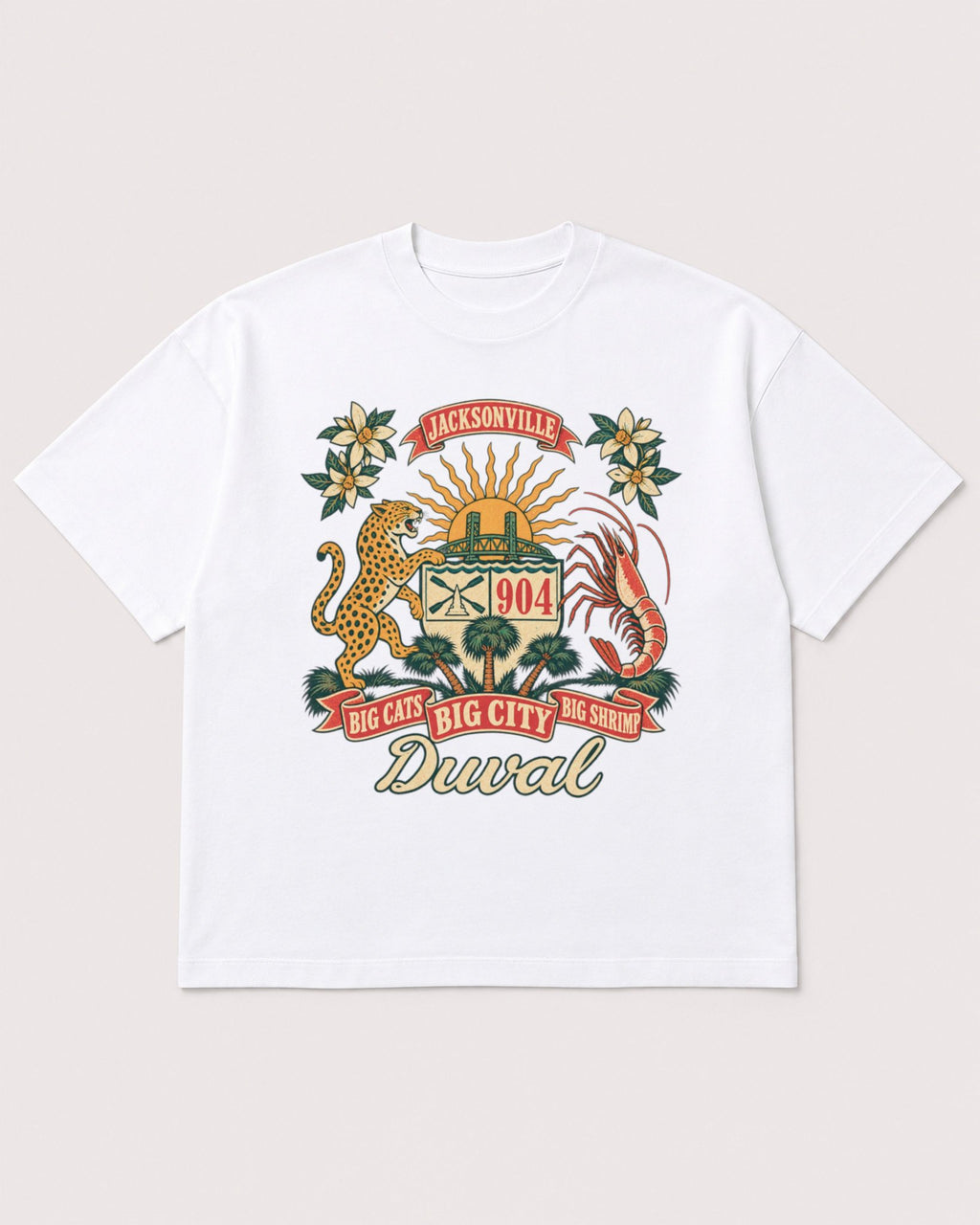 Mockup Boxy Heavyweight Tee White product
