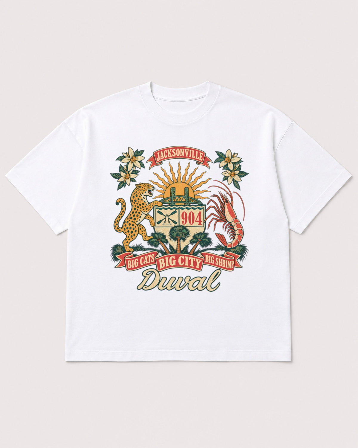 Mockup Boxy Heavyweight Tee White product