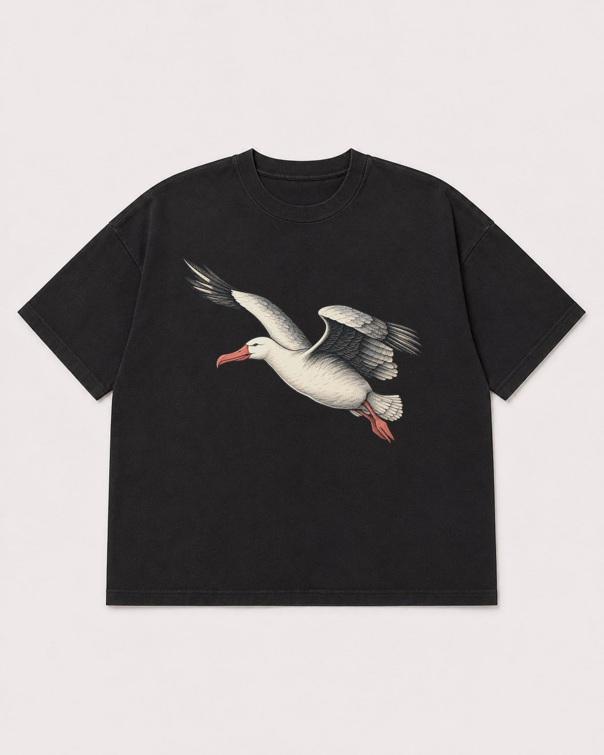 Mockup Boxy Heavyweight Tee Black product
