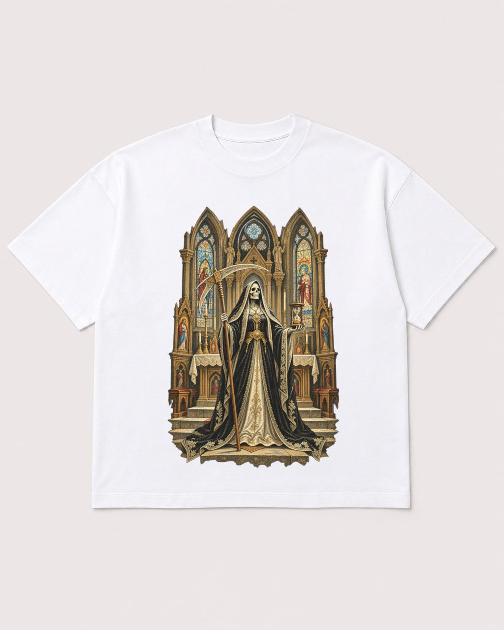 Mockup Boxy Heavyweight Tee White product