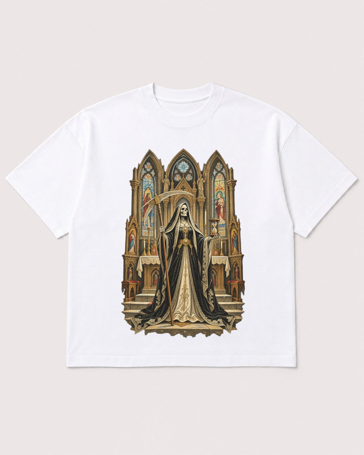 Mockup Boxy Heavyweight Tee White product