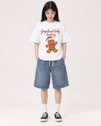 Mockup Boxy Heavyweight Tee White female full-body 01