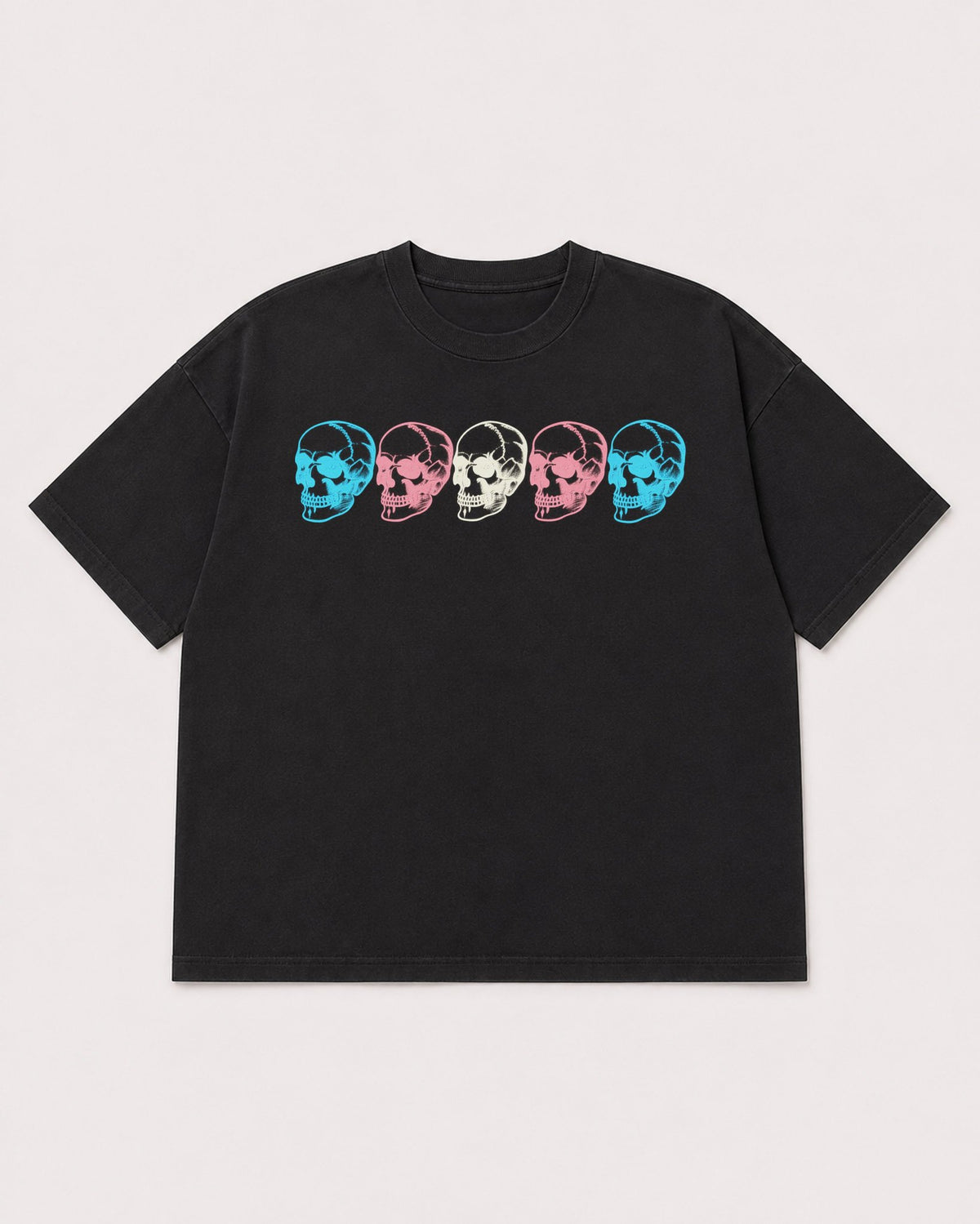 Mockup Boxy Heavyweight Tee Black product