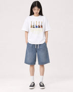 Mockup Boxy Heavyweight Tee White female full-body 01