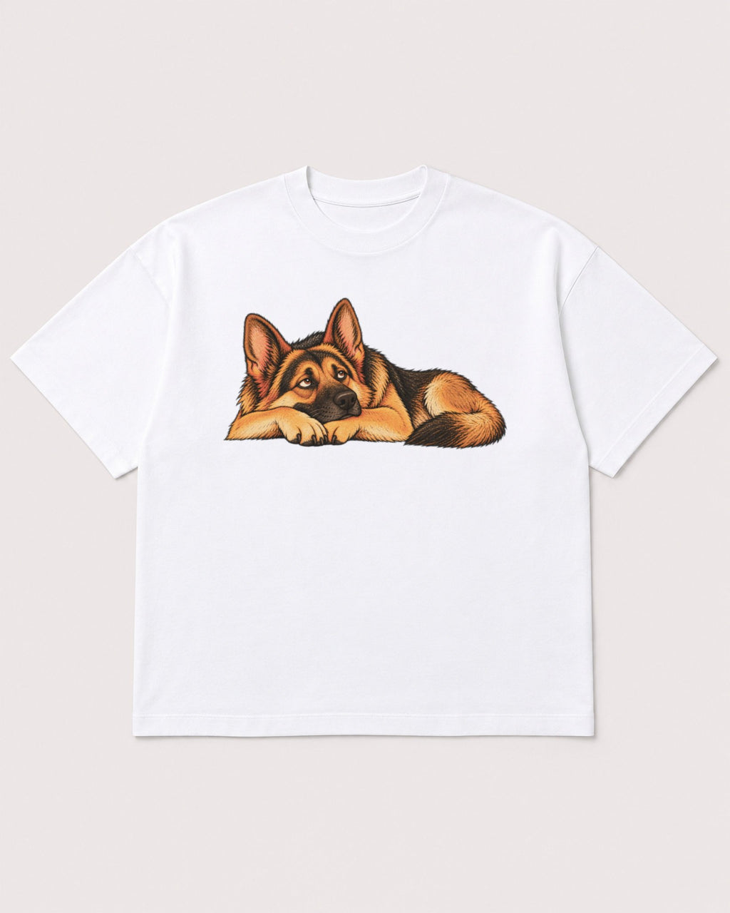 Mockup Boxy Heavyweight Tee White product