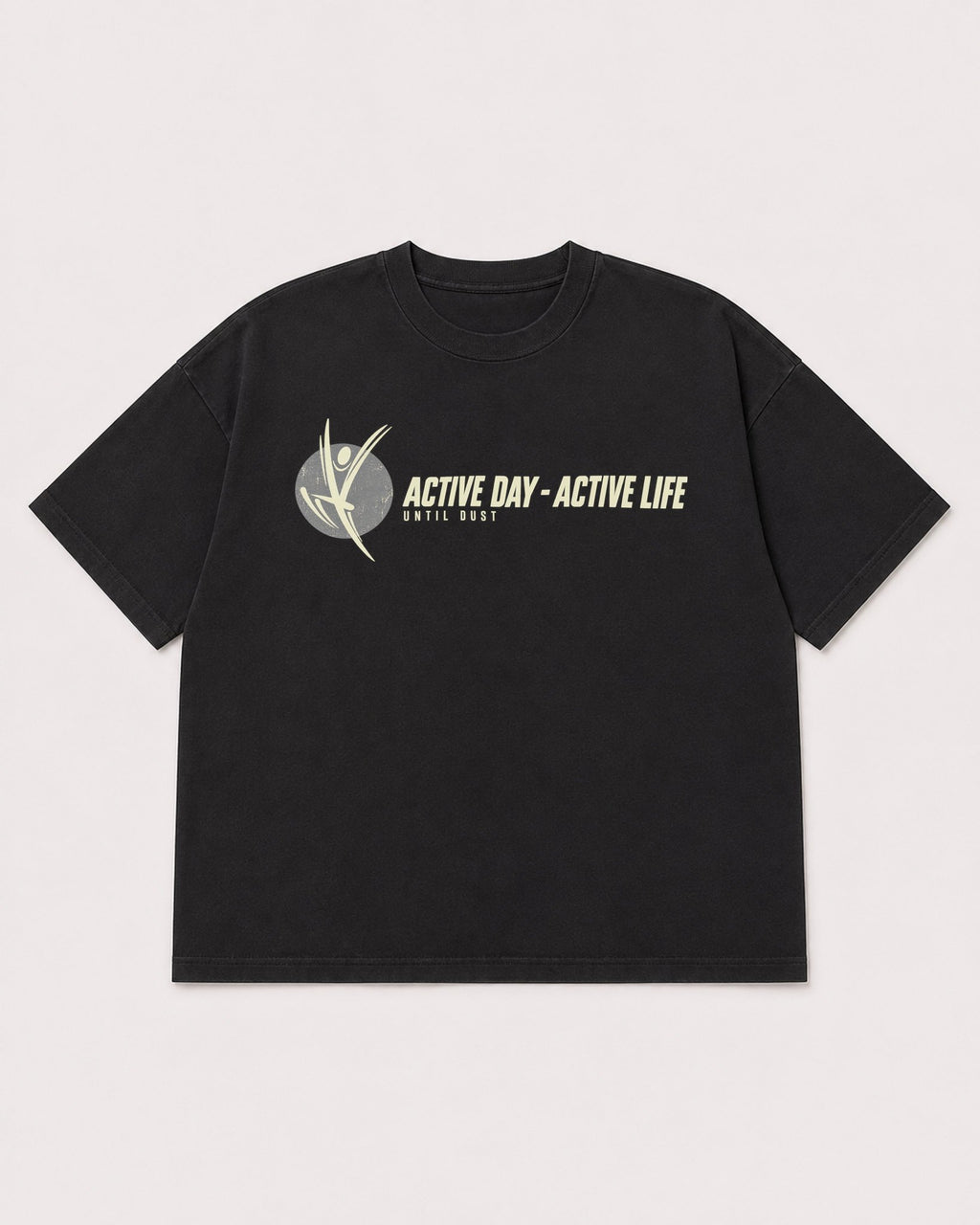Mockup Boxy Heavyweight Tee Black product