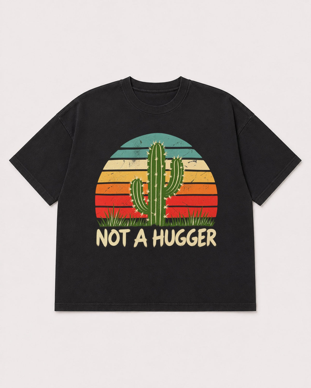 Mockup Boxy Heavyweight Tee Black product