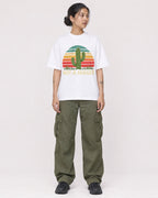 Mockup Boxy Heavyweight Tee White female full-body 12