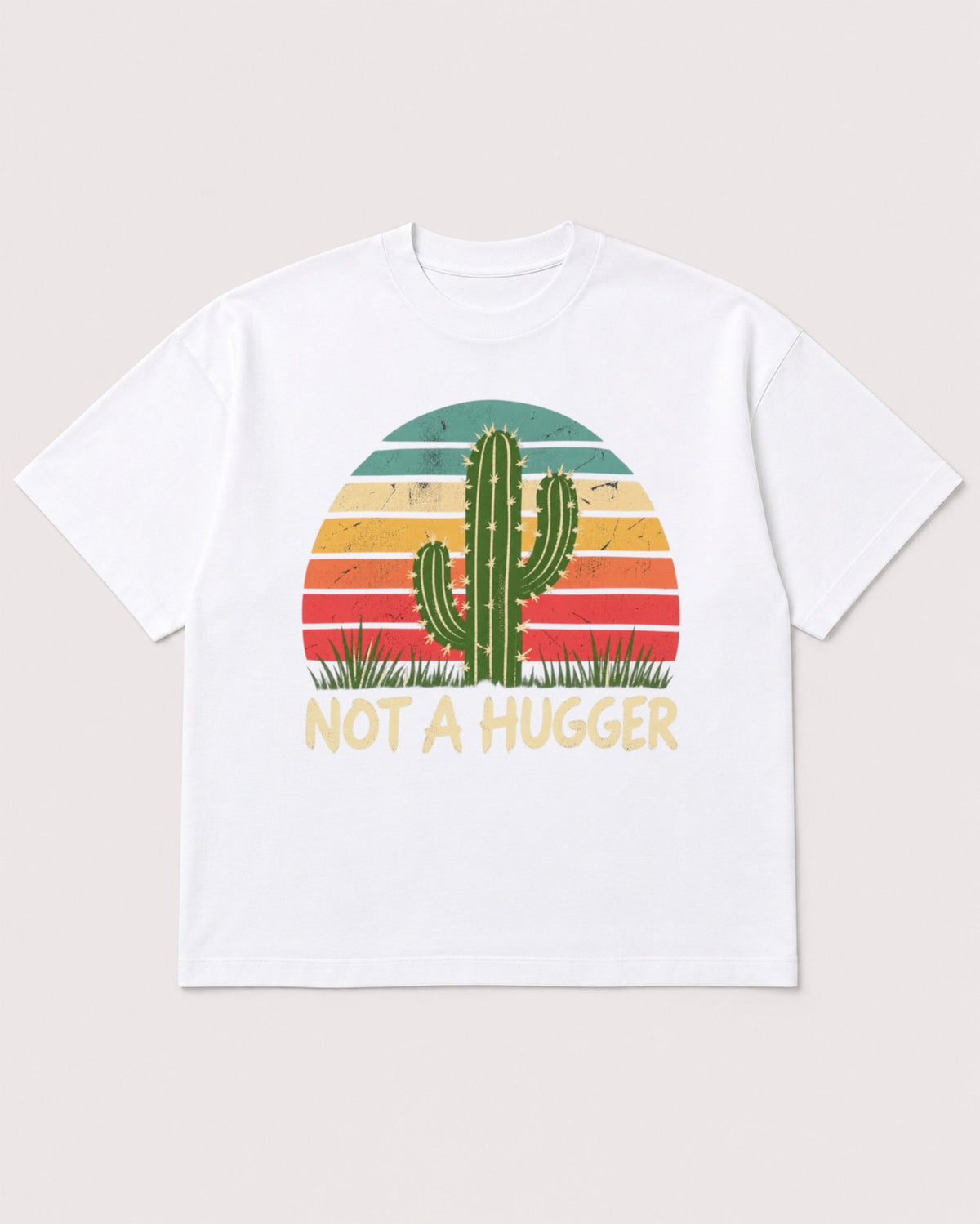 Mockup Boxy Heavyweight Tee White product