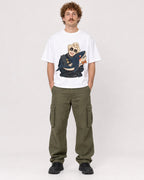 Mockup Boxy Heavyweight Tee White male full-body 09