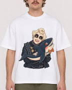 Mockup Boxy Heavyweight Tee White male close-up 09