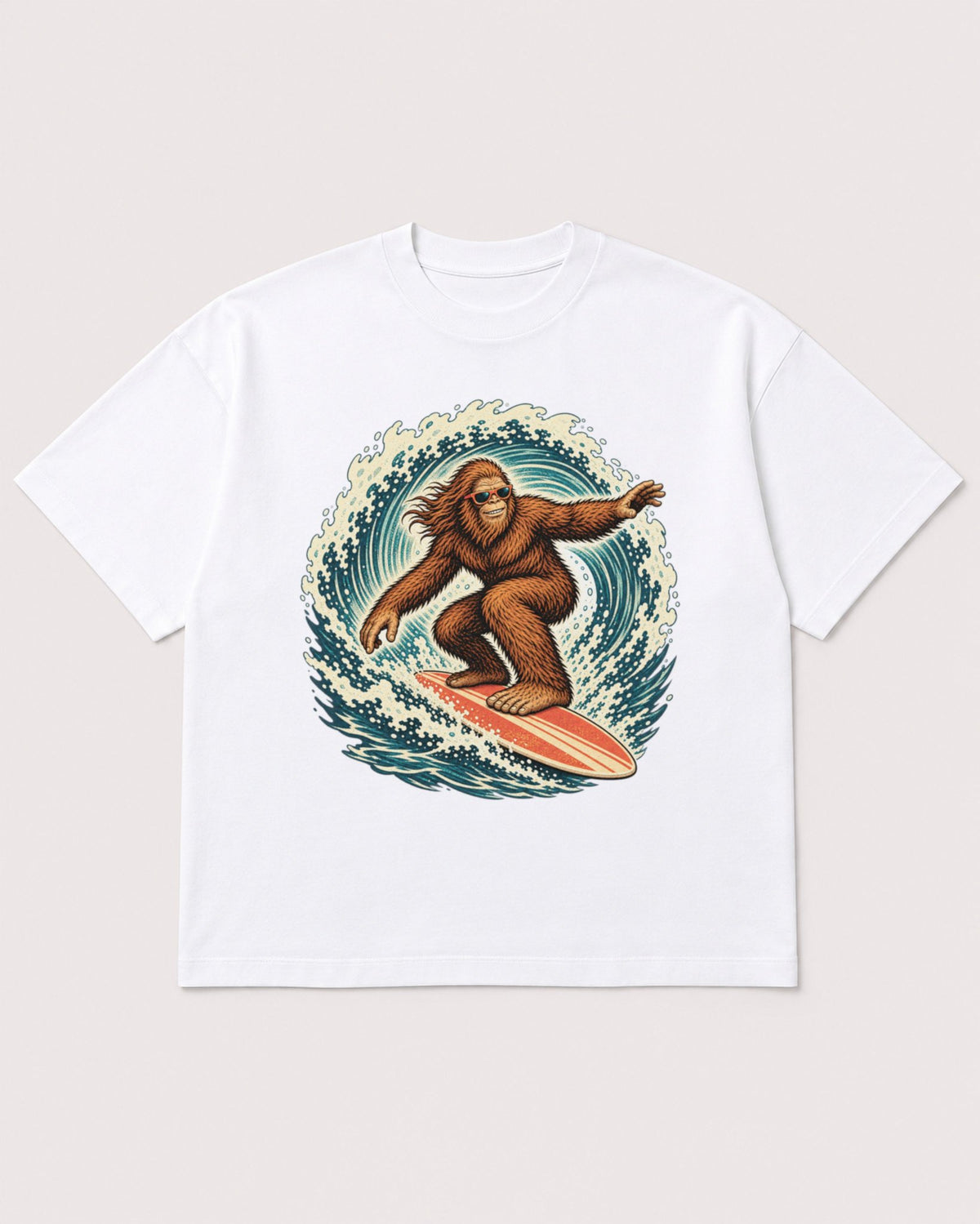Mockup Boxy Heavyweight Tee White product