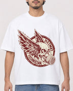 Mockup Boxy Heavyweight Tee White male close-up 02