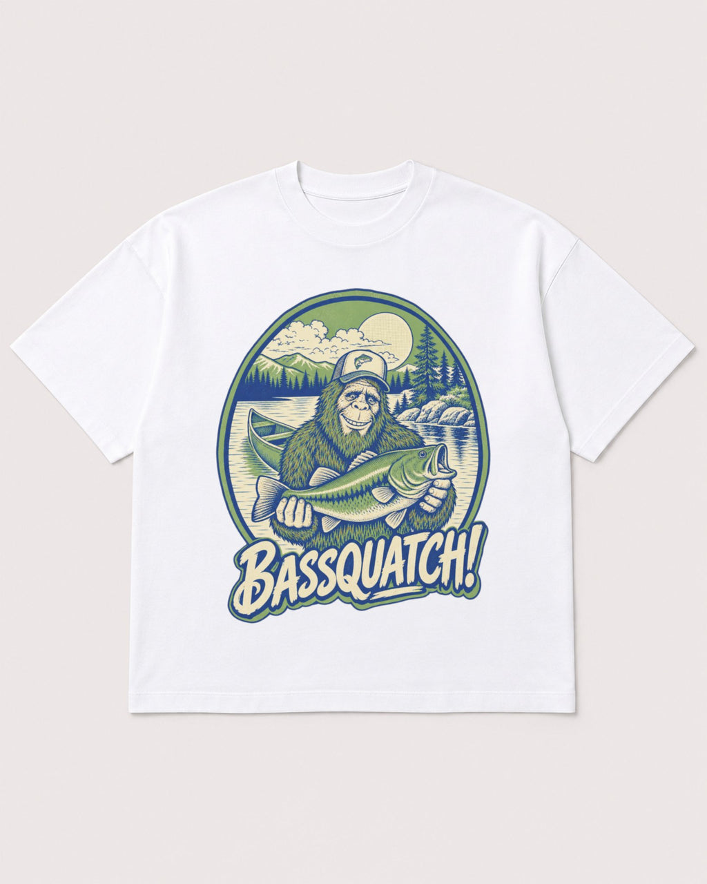 Mockup Boxy Heavyweight Tee White product