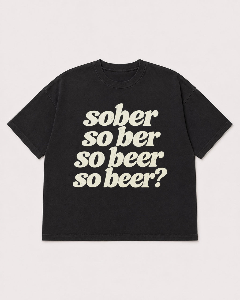 Mockup Boxy Heavyweight Tee Black product