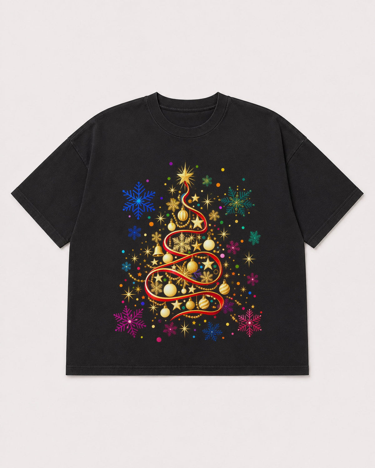Mockup Boxy Heavyweight Tee Black product