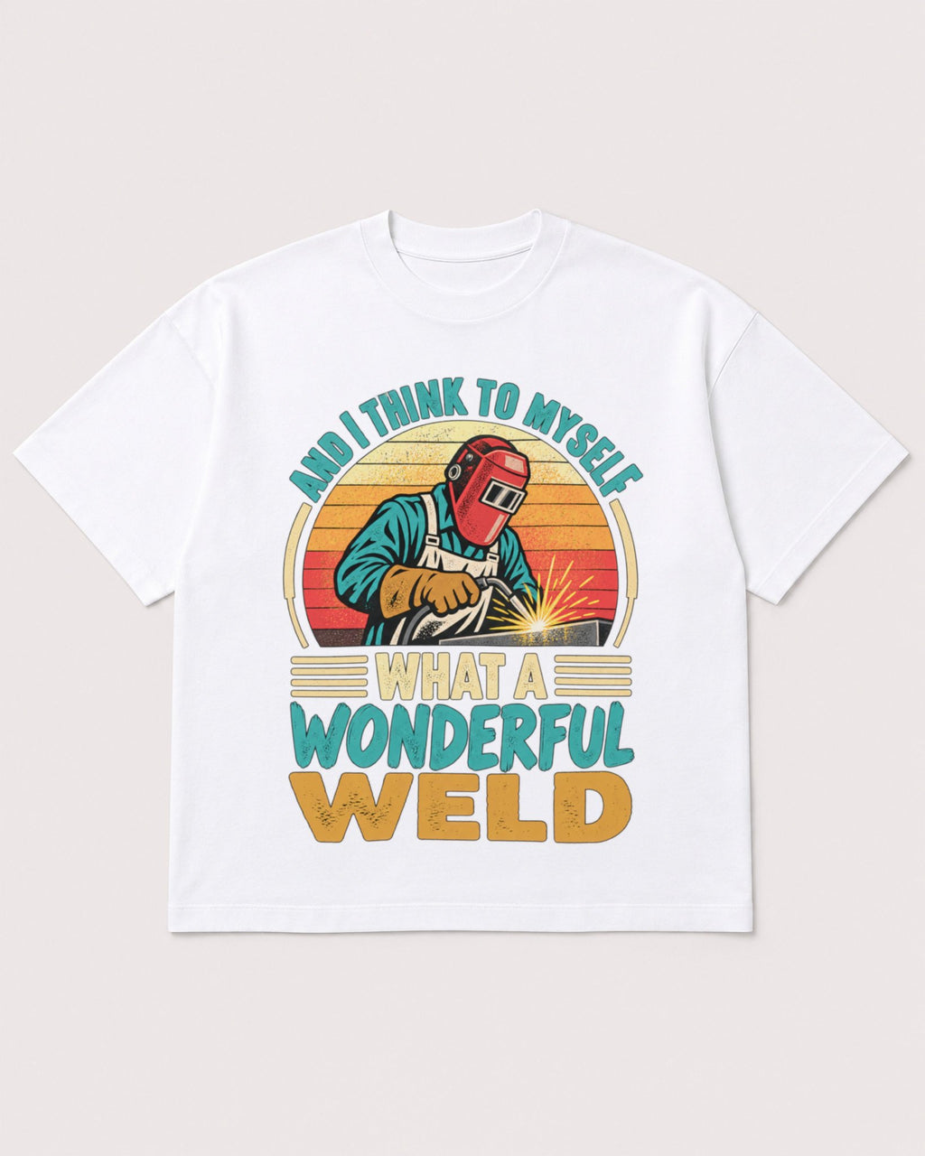 Mockup Boxy Heavyweight Tee White product