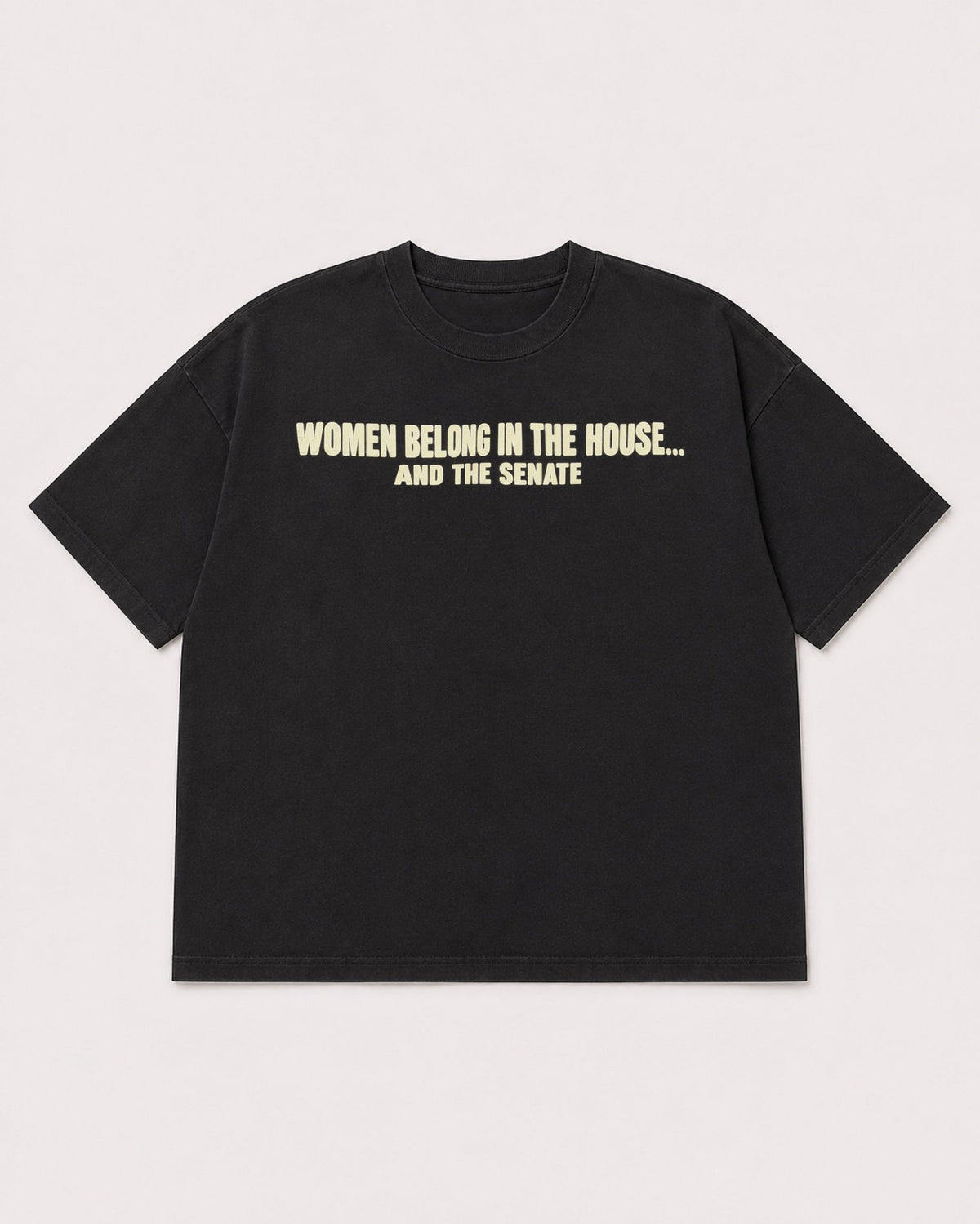 Mockup Boxy Heavyweight Tee Black product