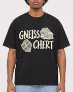 Mockup Boxy Heavyweight Tee Black male close-up 45