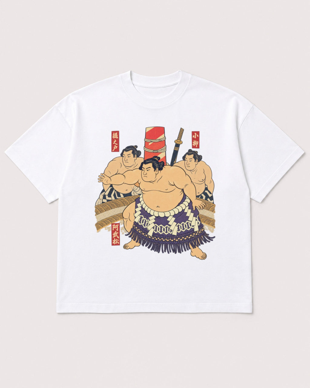 Mockup Boxy Heavyweight Tee White product