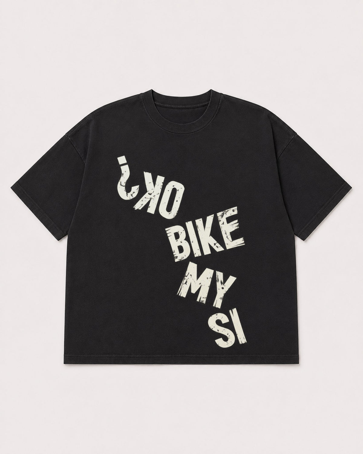Mockup Boxy Heavyweight Tee Black product