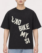Mockup Boxy Heavyweight Tee Black male close-up 01