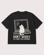 Mockup Boxy Heavyweight Tee Black product