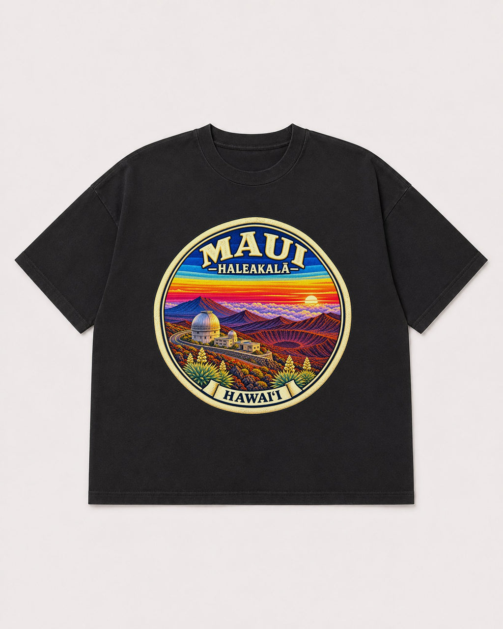Mockup Boxy Heavyweight Tee Black product