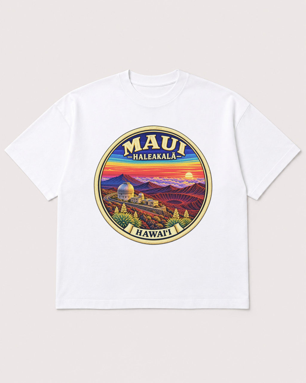 Mockup Boxy Heavyweight Tee White product