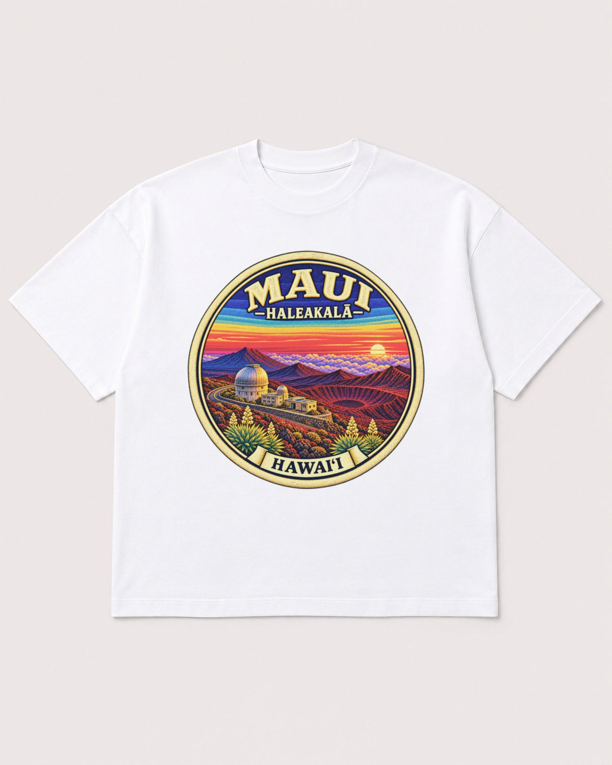 Mockup Boxy Heavyweight Tee White product