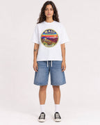 Mockup Boxy Heavyweight Tee White female full-body 06