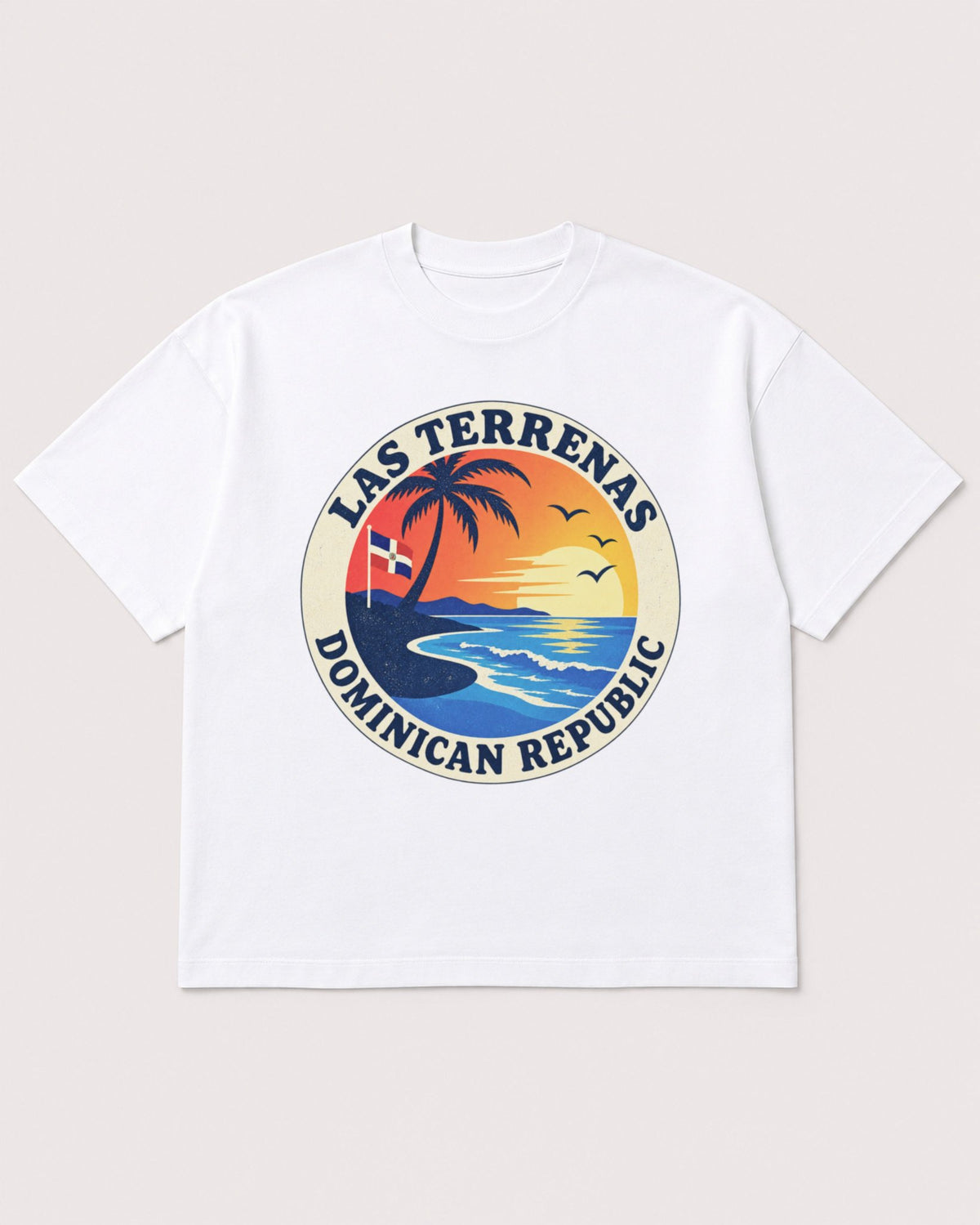 Mockup Boxy Heavyweight Tee White product