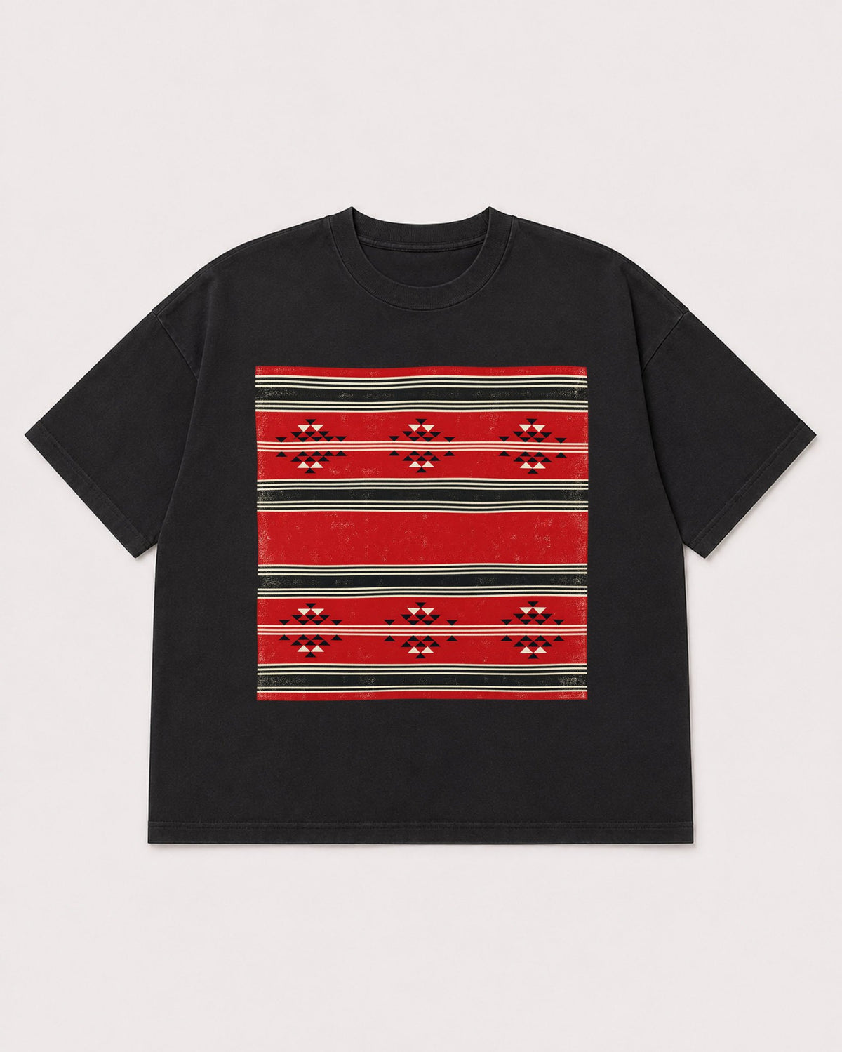 Mockup Boxy Heavyweight Tee Black product