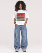 Mockup Boxy Heavyweight Tee White female full-body 05
