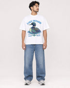 Mockup Boxy Heavyweight Tee White male full-body 02