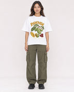 Mockup Boxy Heavyweight Tee White female full-body 02