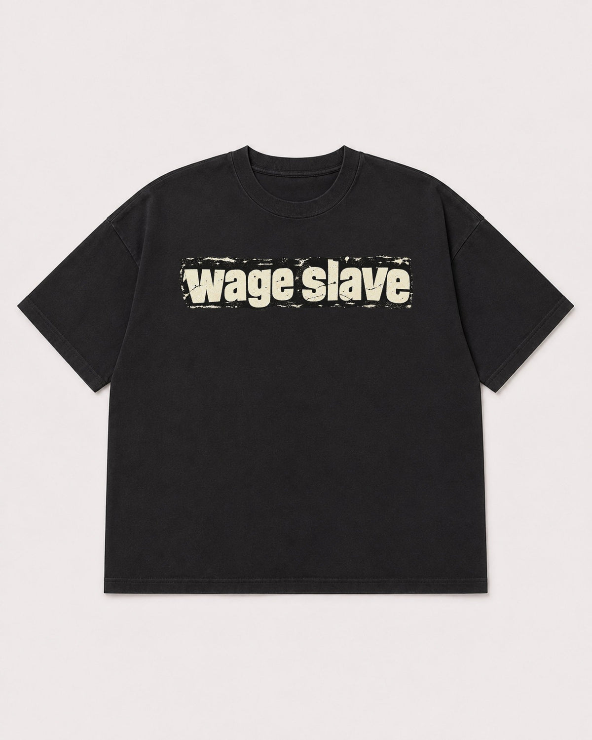 Mockup Boxy Heavyweight Tee Black product
