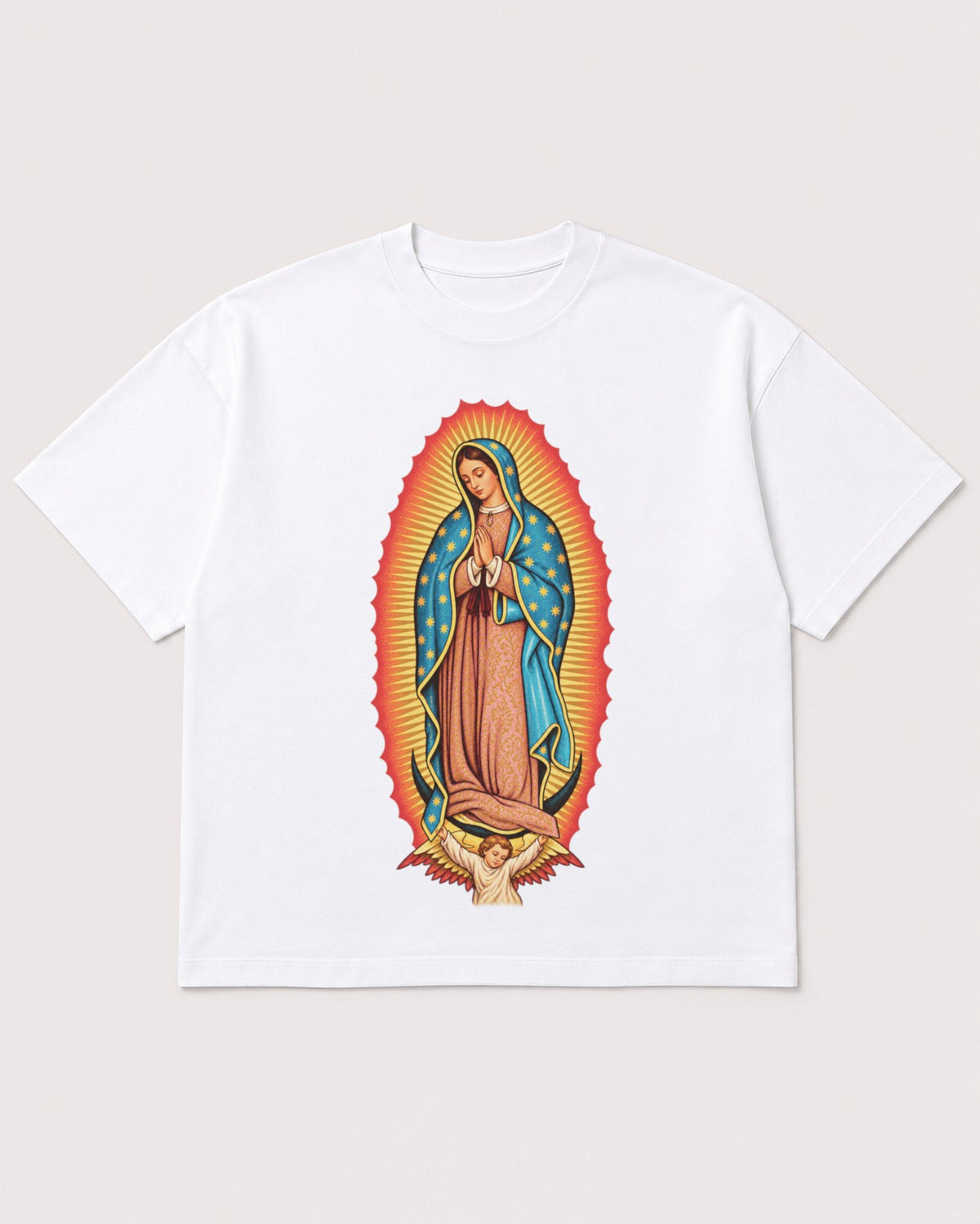 Mockup Boxy Heavyweight Tee White product