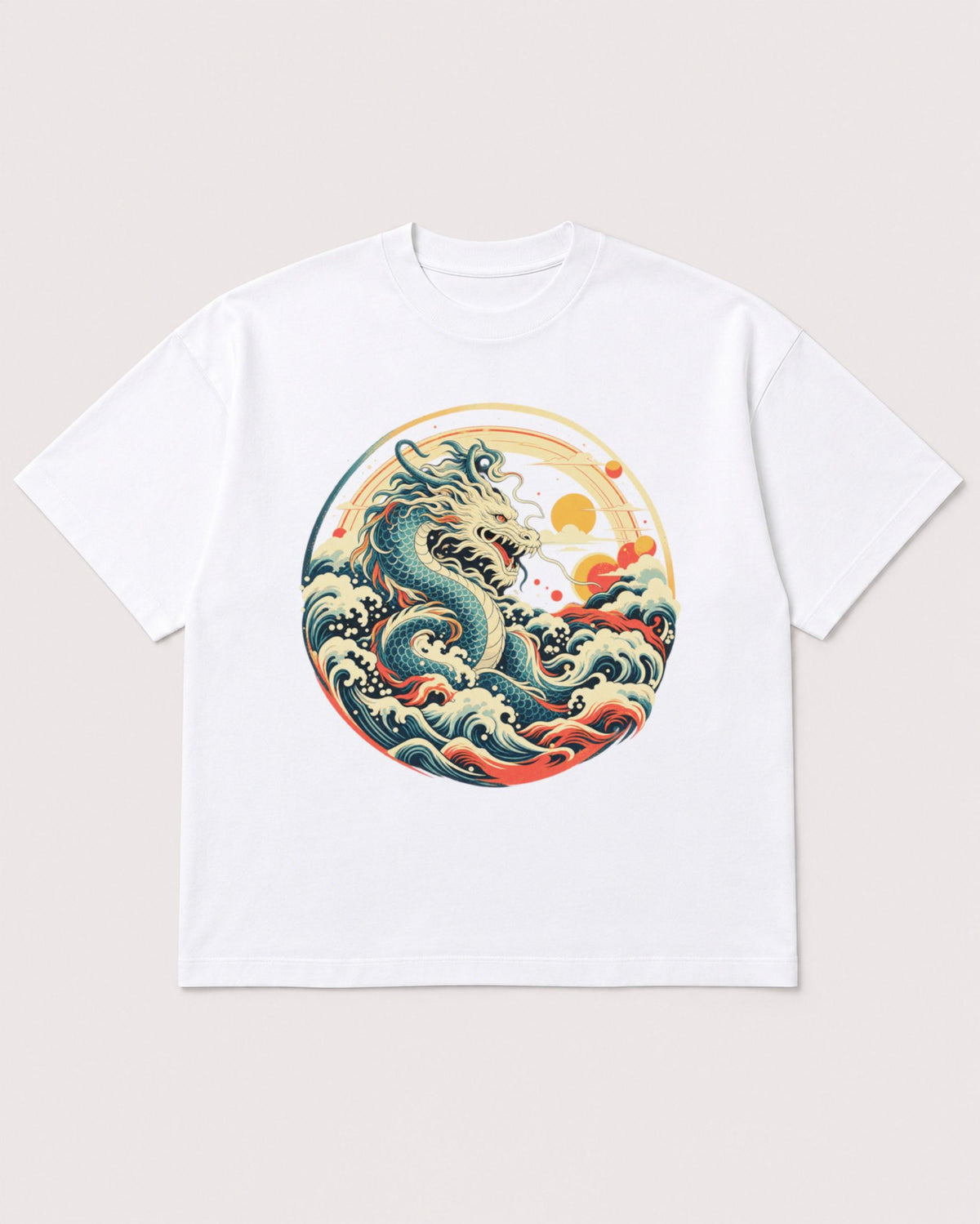 Mockup Boxy Heavyweight Tee White product