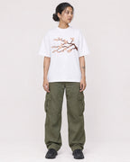 Mockup Boxy Heavyweight Tee White female full-body 12