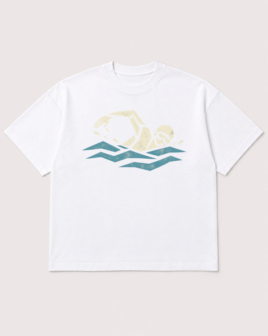Mockup Boxy Heavyweight Tee White product