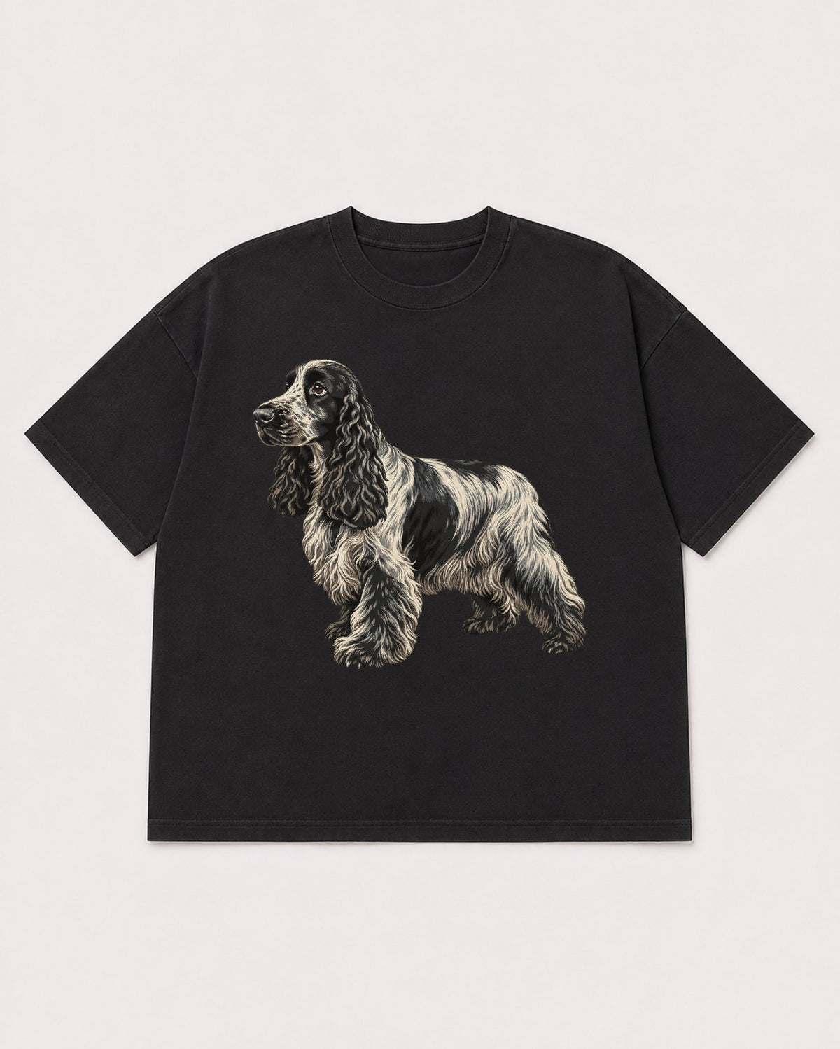 Mockup Boxy Heavyweight Tee Black product