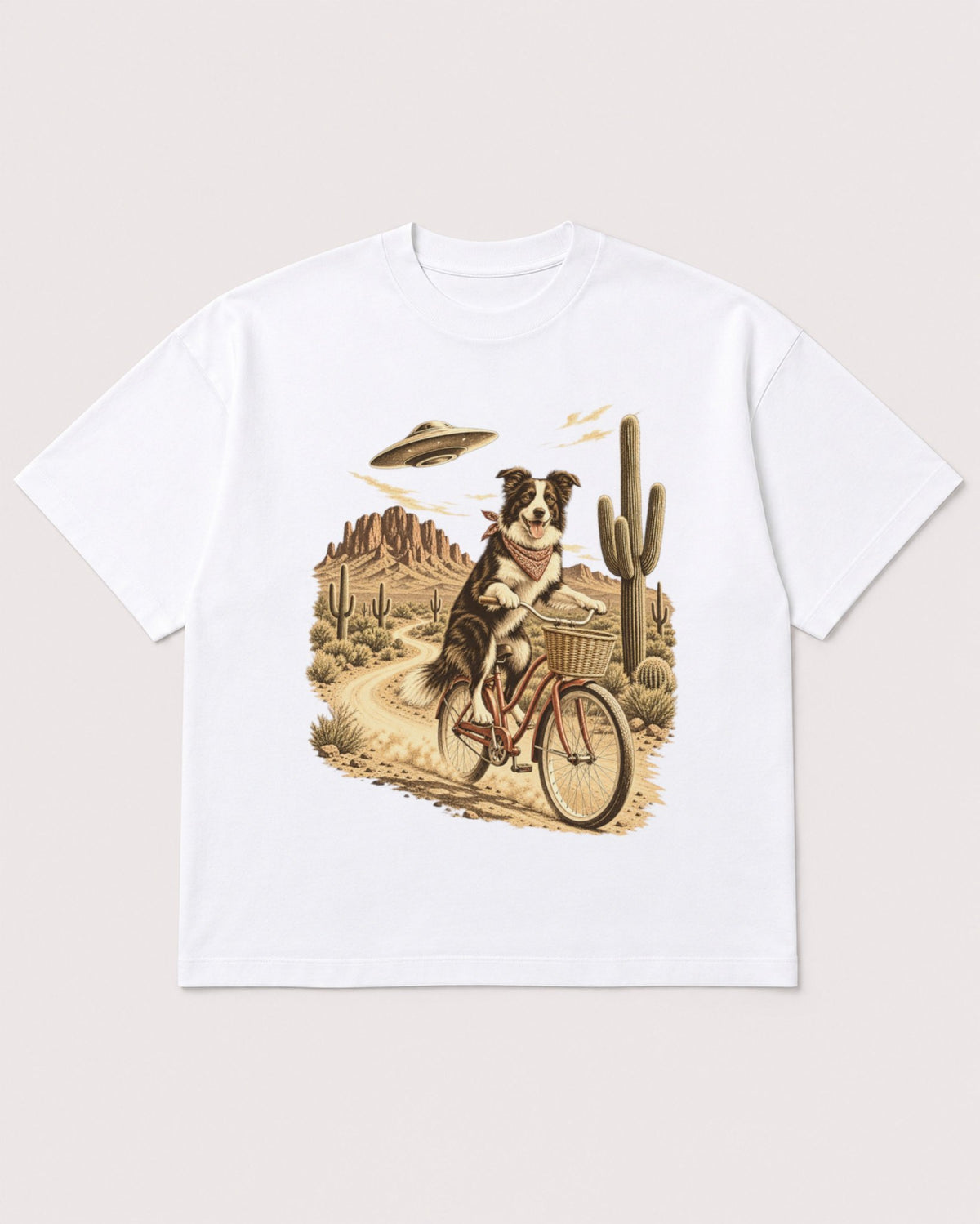 Mockup Boxy Heavyweight Tee White product