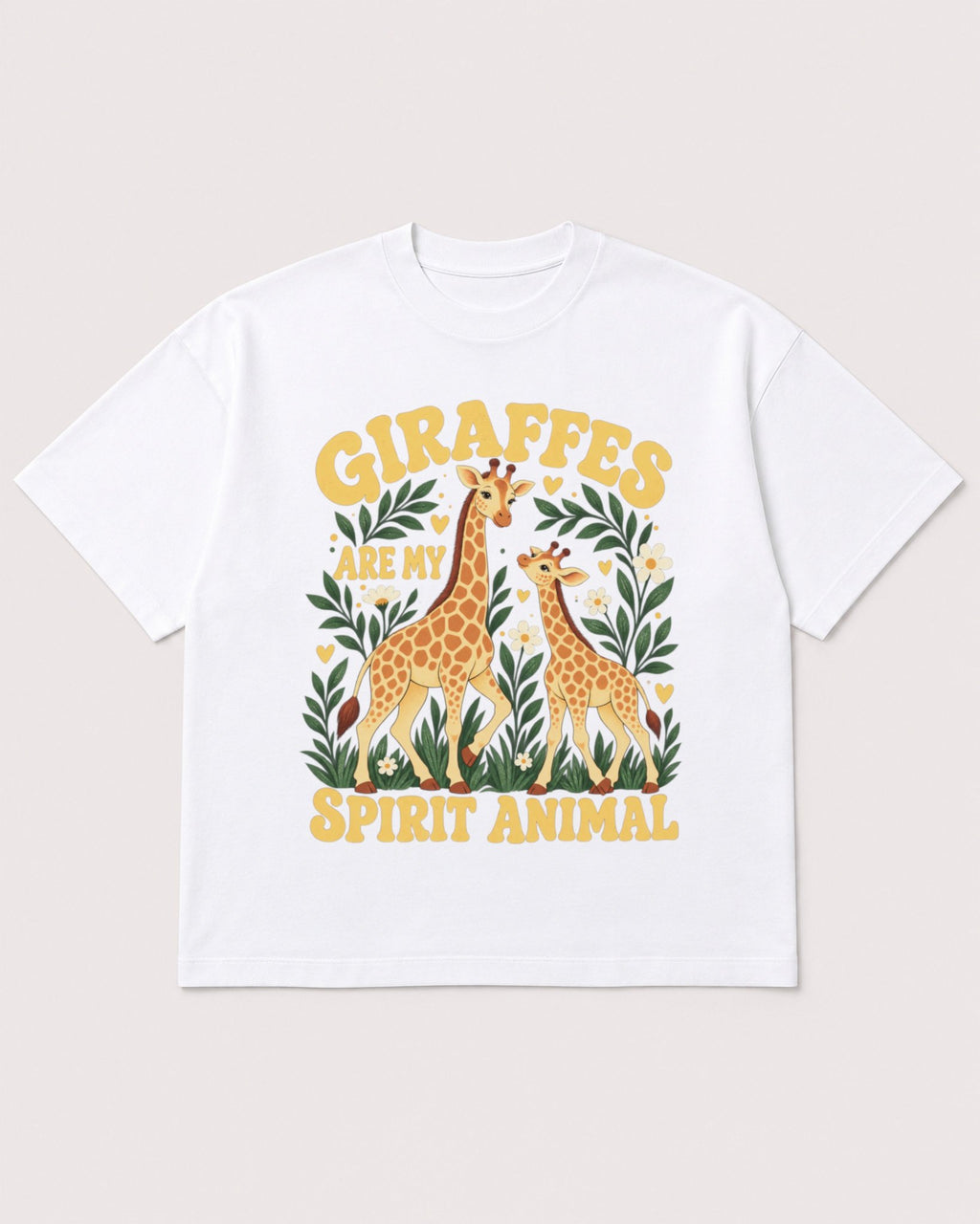 Mockup Boxy Heavyweight Tee White product